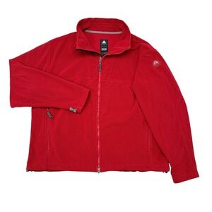 Vintage Nike ACG Fleece Jackets Mens Size XXL Red Thermal Layer 2 Therma-Fit